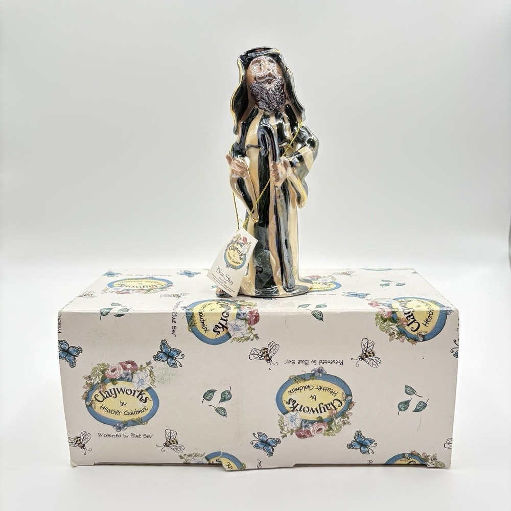 Blue‎ Sky Heather Goldminc Nativity Art Figurine Joseph Open Box New